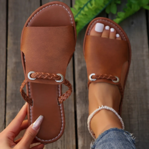 Basket femme marron RoyaleWomen en cuir synthétique, look streetwear tendance